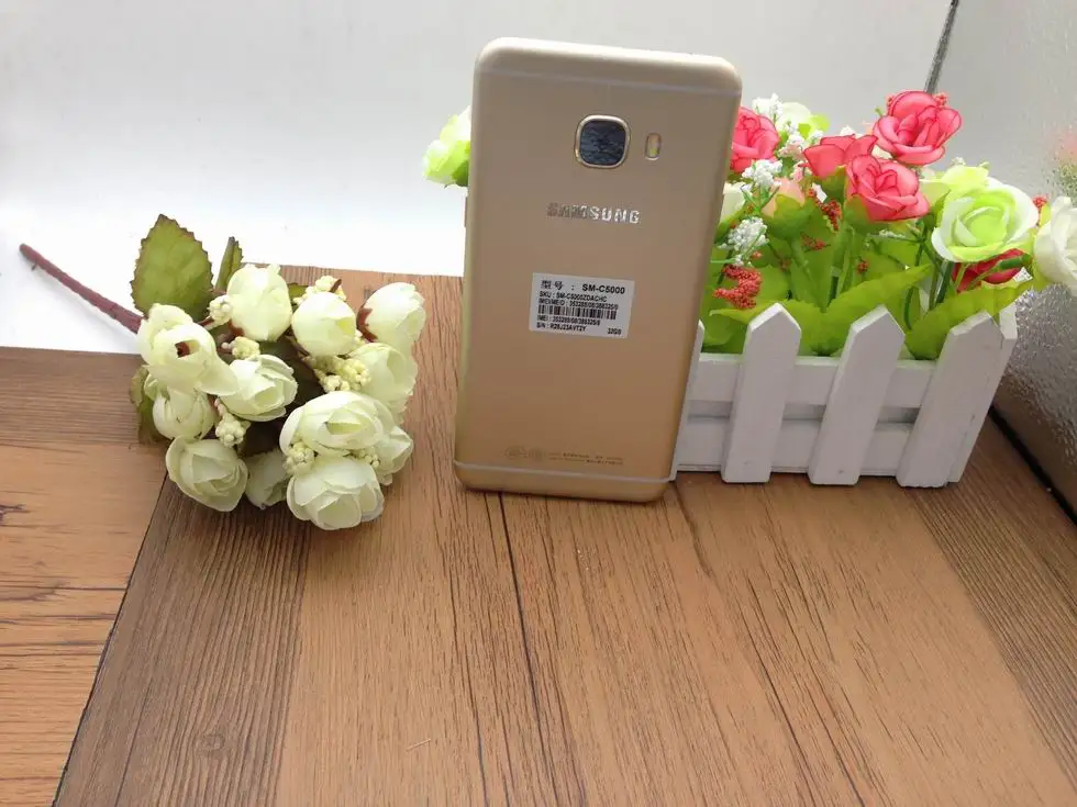 Смартфон samsung Galaxy C5 C5000 4G LTE Super AMOLED 5,2 дюймов, Восьмиядерный процессор Snapdragon 617, камера 16 МП, сотовый телефон