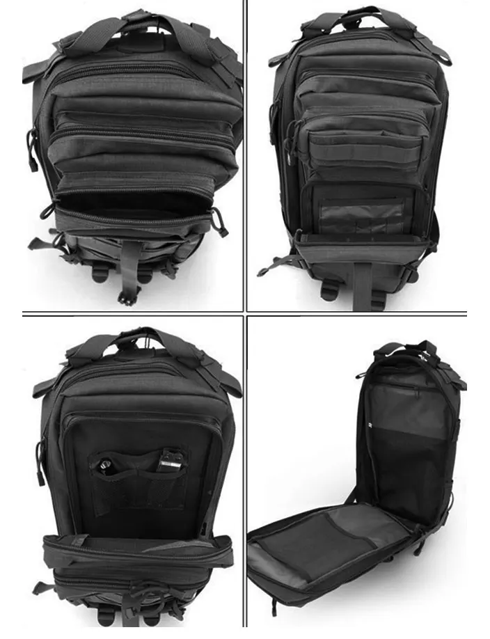 Туристическое снаряжение однотонный нейлоновый военный тактический рюкзак