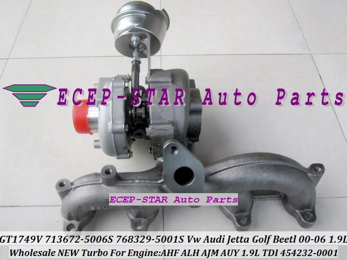 GT1749V 713672 5006S 768329 5001S 454232 0001 5005S турбо для AUDI VW Jetta Golf Beetl AHF ALH AUY 1 9 LTDI|turbo turbo turbo|turbo gt1749vvw