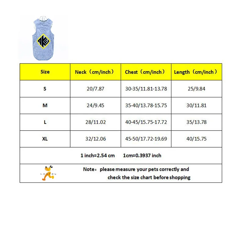 Милый жилет HOOPET для питомцев летняя одежда щенков собак и кошек футболка три