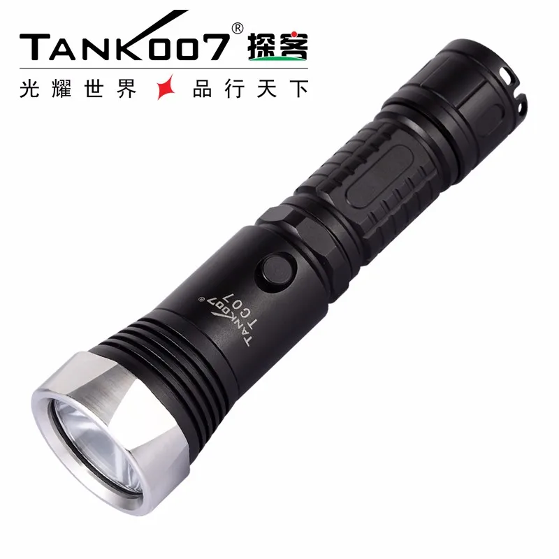 TANK007 TC07 5 Режимы CREE XM L U2 полиции самый мощный светодиодный фонарик 1*18650