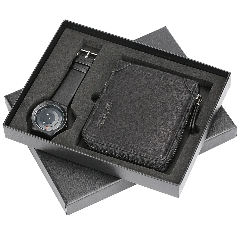 Colar вихревой дизайн со стрелками кварцевые наручные часы Повседневное