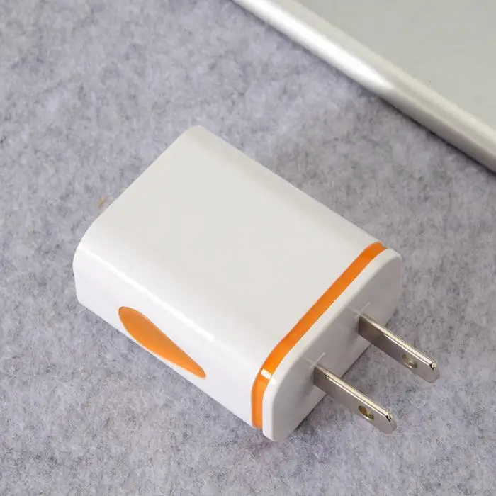 2 USB Новое зарядное устройство светодиодный 5 в 2.1A адаптер 2 USB Прочный смарт для путешествий дома Мобильный телефон Прямая поставка