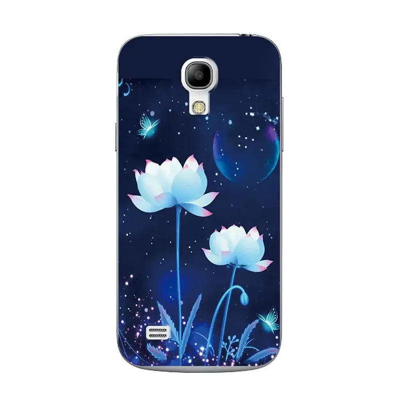 W74 Мягкая Силиконовая обложка чехол для samsung Galaxy S4 Mini/S4Mini GT-I9190 i9195 i9192 картина TPU с рисунком Сердце чехол в виде ракушки 4,3 дюймов - Цвет: W74