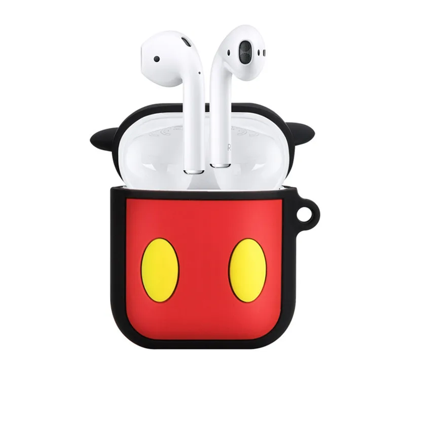 Чехол для беспроводных Bluetooth наушников Airpods противоударный защитный чехол