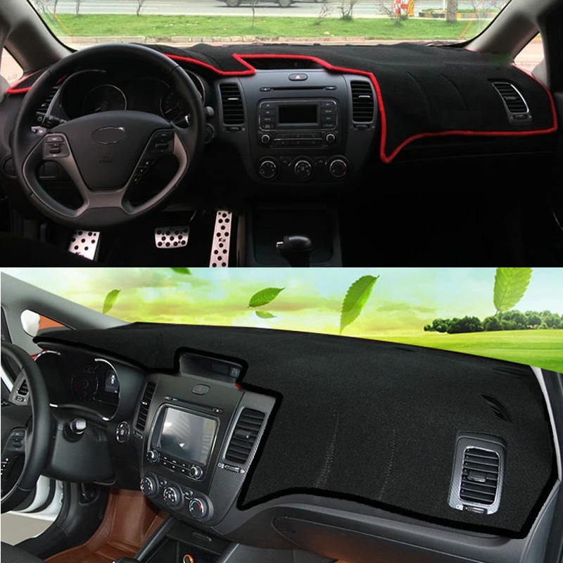 Чехол для приборной панели автомобиля Kia Cerato Forte K3 2013 2015 2016 2017 2018 коврик