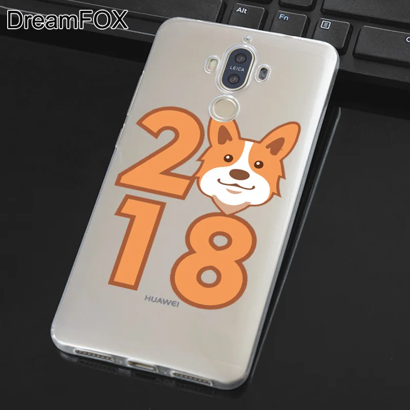 DREAMFOX L510 корги Мягкий ТПУ силиконовый чехол для huawei mate Nova 2 9 10 20 30 Lite Pro Plus |