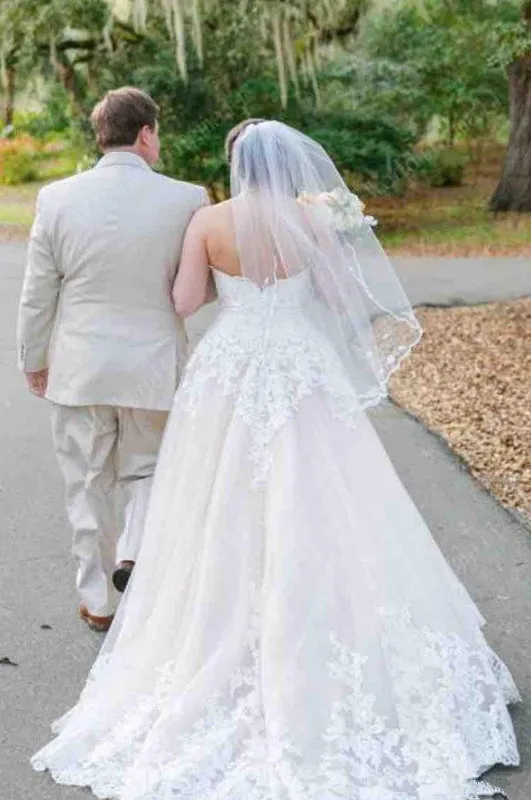 Vestido de noiva Плюс Размеры Свадебное Платье милое, без рукавов, с кружевом свадебное платье vestidos de novia