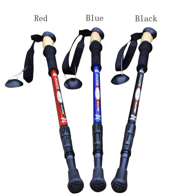 Новинка 3 цвета треккинговый лыж сноуборд палка для ходьбы регулируемый