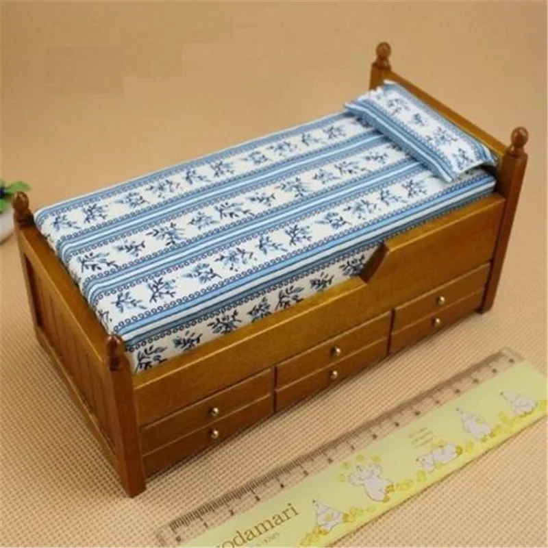 EatingBiting (R) 1:12 Кукольный миниатюрная мебель куклы деревянный коричневый на