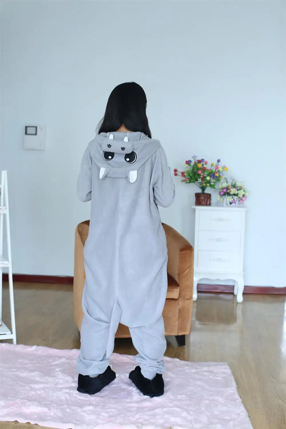 Kigurumi/Зимний комбинезон для мальчиков и девочек на Хеллоуин с изображением