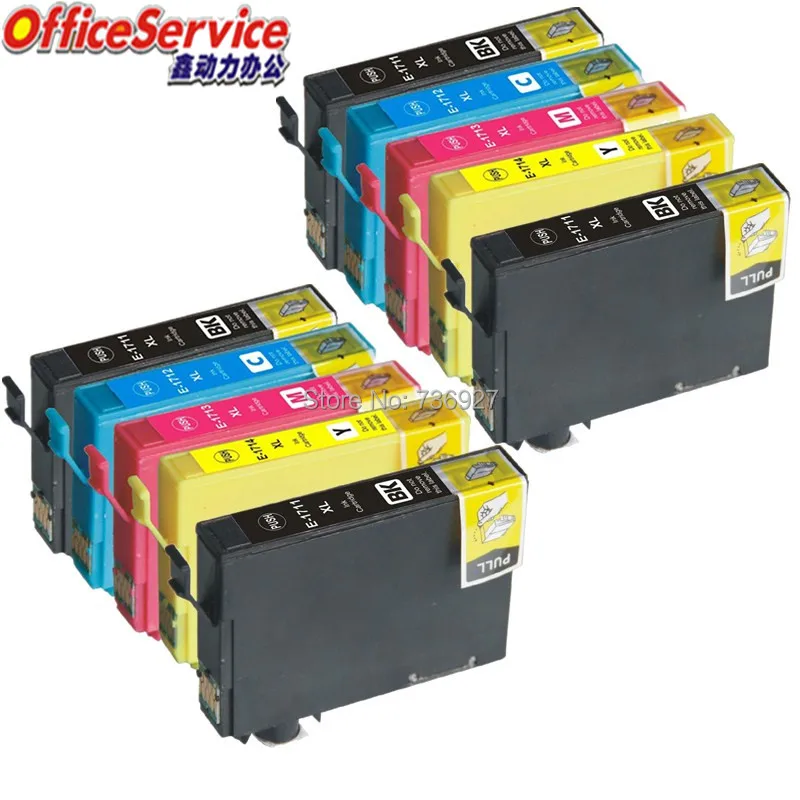4PK картридж для T1711 T1712 T1713 T1714 совместимый чернильный с чернильным картриджем XP 33 1
