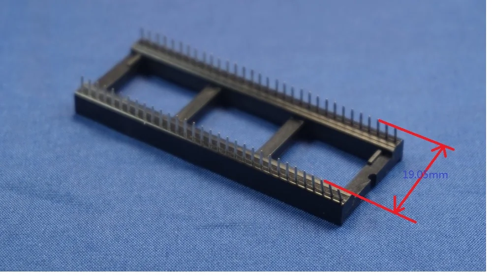 10 шт. IC розетка 64 Pin 1 778 мм Шаг 2 ряда с оловянной пластиной вертикальное погружение