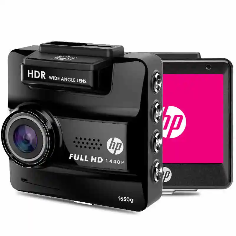 HP F550G видеорегистратор высокой четкости 1440P ночное видение 156 градусов