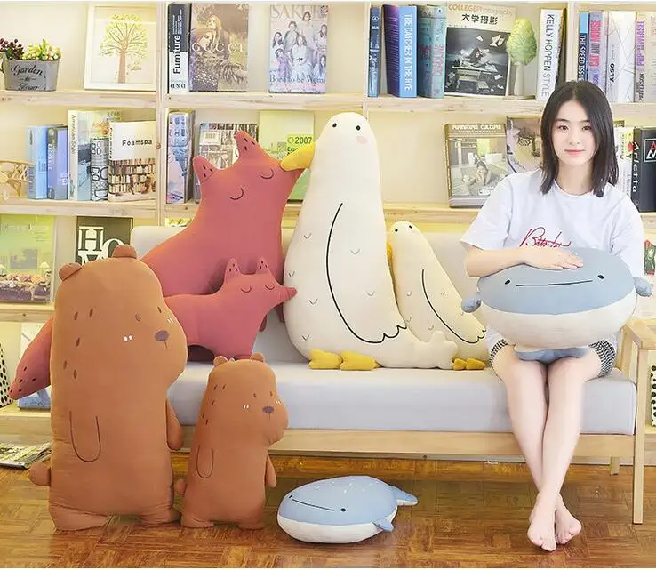 Candice guo! Супермилая плюшевая игрушка мультяшное животное Кита медведя морской