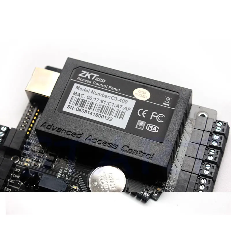 TCP/IP 4 doors access control panel board C3-400 door system + PSM030B Power Supply Unit and Box | Безопасность и защита
