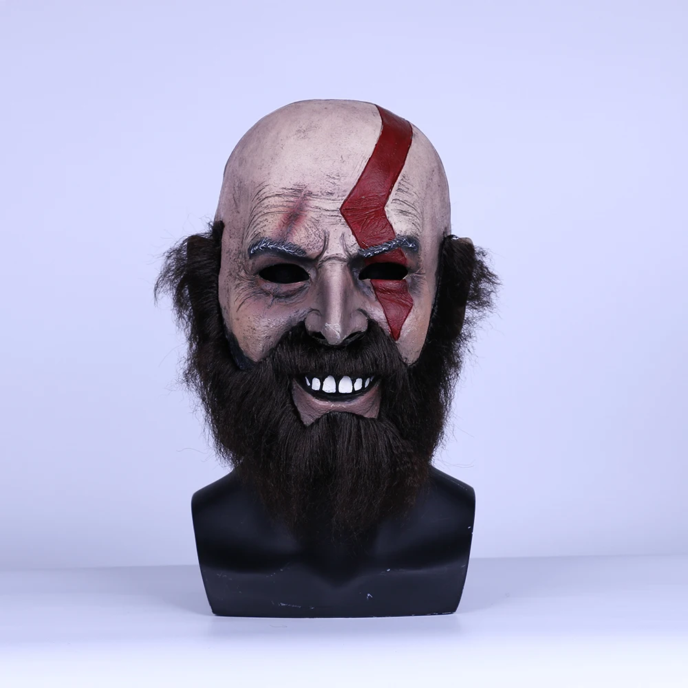 2018 игра Бог войны левиазанская маска Kratos косплей шлем реквизит на Хэллоуин |