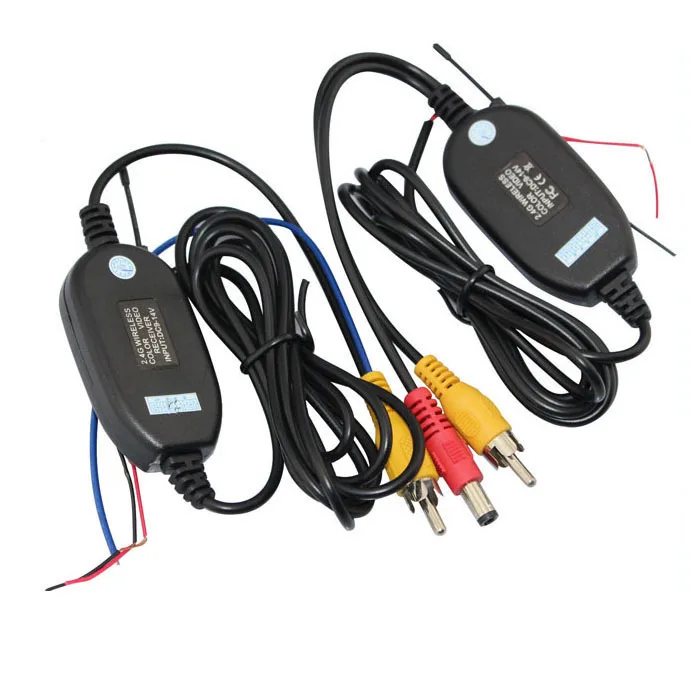 7&quot TFT LCD 2 Video Input Car Rear View Monitor With 2.4G Wireless transmitter and receiver Module adapter with trigger wire |