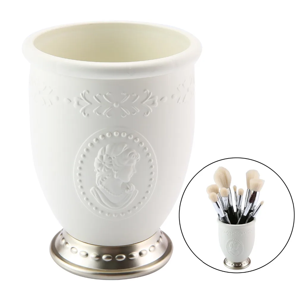 Высококачественный величественный рельеф бочонок для макияжных