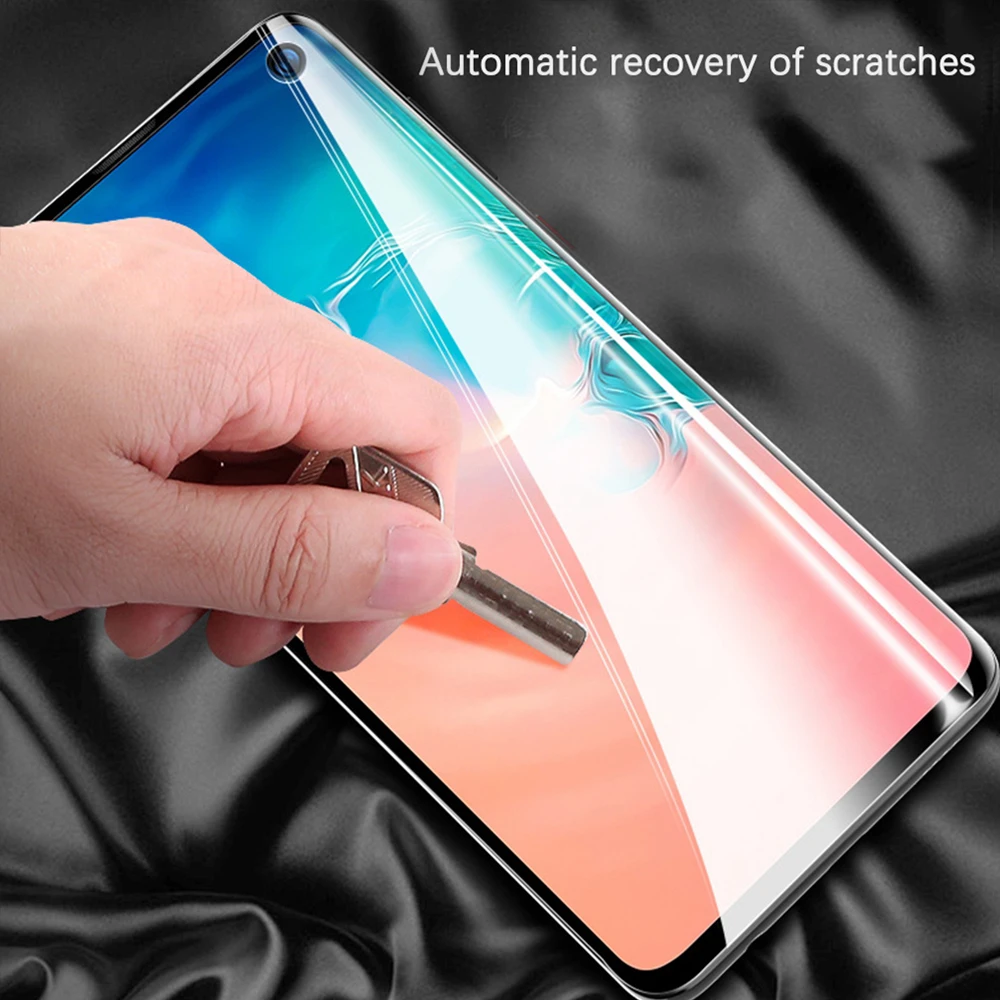 10D мягкая Гидрогелевая Защитная пленка для samsung S10 S9 S8 Plus A6 A8 A9 полная защитная