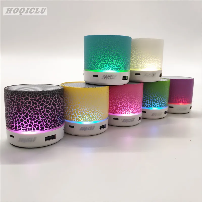Bluetooth Speaker Wireless Loudspeaker Crack LED TF USB Subwoofer Speakers HOQICLU A9 Mp3 Stereo Audio Music Player | Электроника