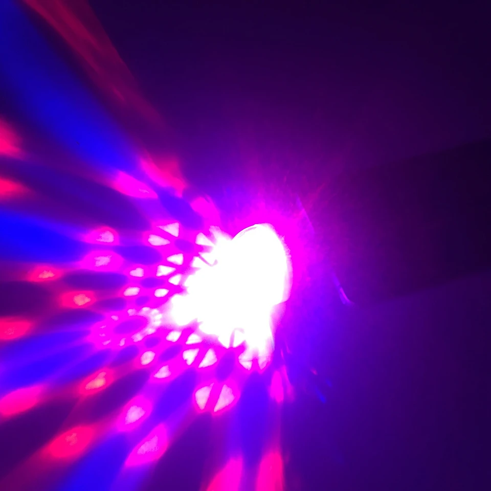 Магический шар света RGB мини светодиодная лампа USB мощность Музыка звук