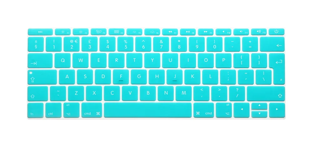 Клавиатура кожного покрова Европейская версия для Macbook 1" A1534 retina Pro 13" не с сенсорной панелью A1708 Версия ЕС пылеотталкивающая пленка