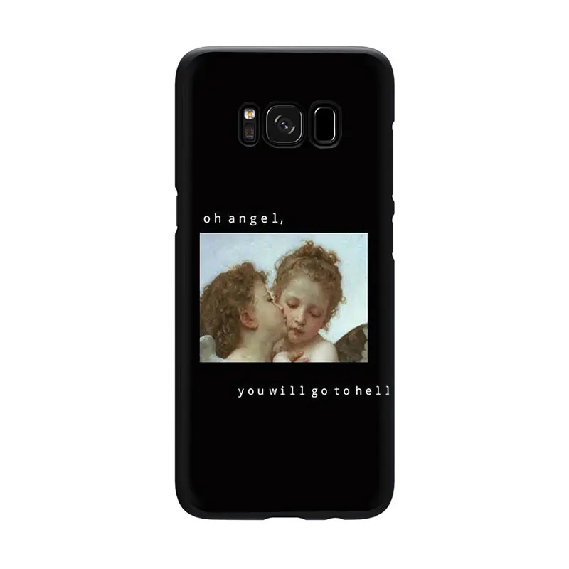Renaissance angels Novelty Fundas Soft Phone Cover Case For Samsung Galaxy M10 20 30 S6 7 Edge S8 9 10 Plus Note 10 8 9 - Цвет: B10