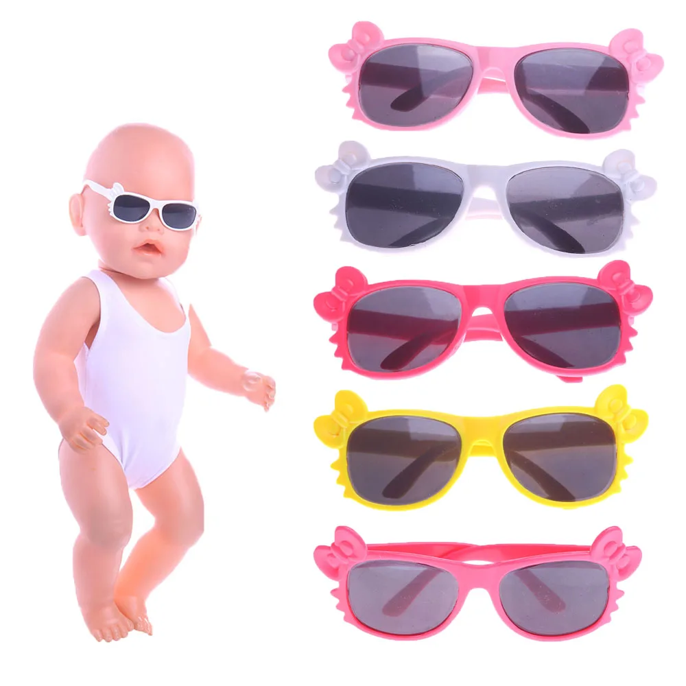 

Luckdoll Various Cat Frame Sunglasses Are Ideal Fit 18 Inch American 43cm Baby Doll Clothes Accessories Holiday Gift For Childre