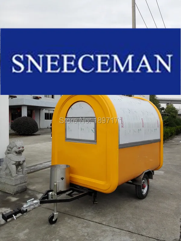 Регулируемый трейлер для еды Мобильная тележка кофейная хот догов на продажу|cart