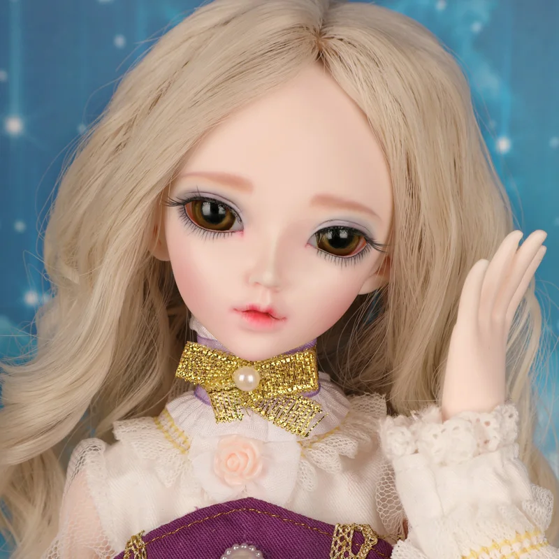 Полный комплект кукла 1/4 Bjd Sd модная Кукла из смолы с глазами для маленькой