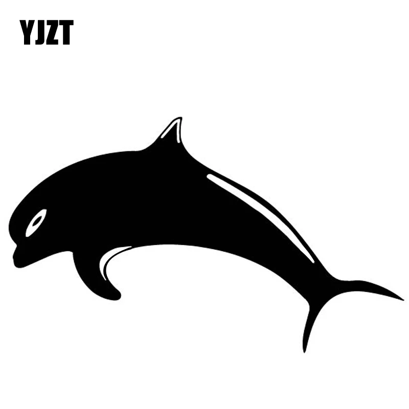 YJZT 15 3 см * 9 2 Дельфин мультфильм шаблон декор наклейки для автомобиля виниловая