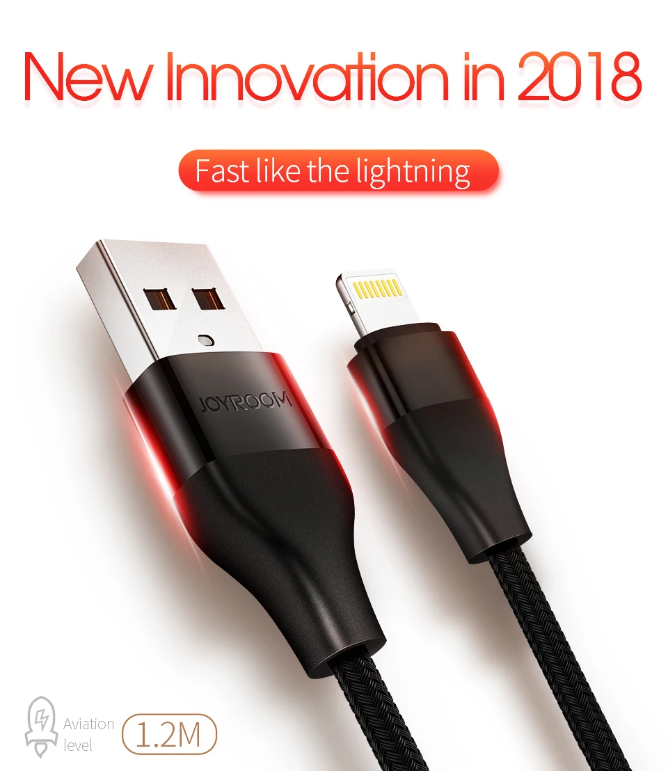 Joyroom 8-контактный кабель Lightning USB Зарядное устройство кабель для iPod Nano iPad mini Air 2 iPhone X 8 5, 6 6 s 7 плюс молния зарядный кабель
