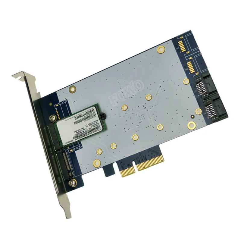 X4 PCIe к 2 SATA 3 0 + B Ключ NGFF(m.2) RAID карта HyperDuo III порт M.2 PCI E|sata iii port|raid cardm.2 pci |