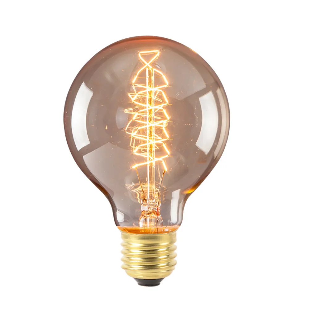 C 40 Вт лампа лампочки накаливания Винтаж в ретро стиле Эдисон LampE27 220 V - Цвет: C