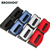 broshoo auto free shipping car safety belt clip fitted clips elastic adjust device 1 pair for all car 2pcsset car styling