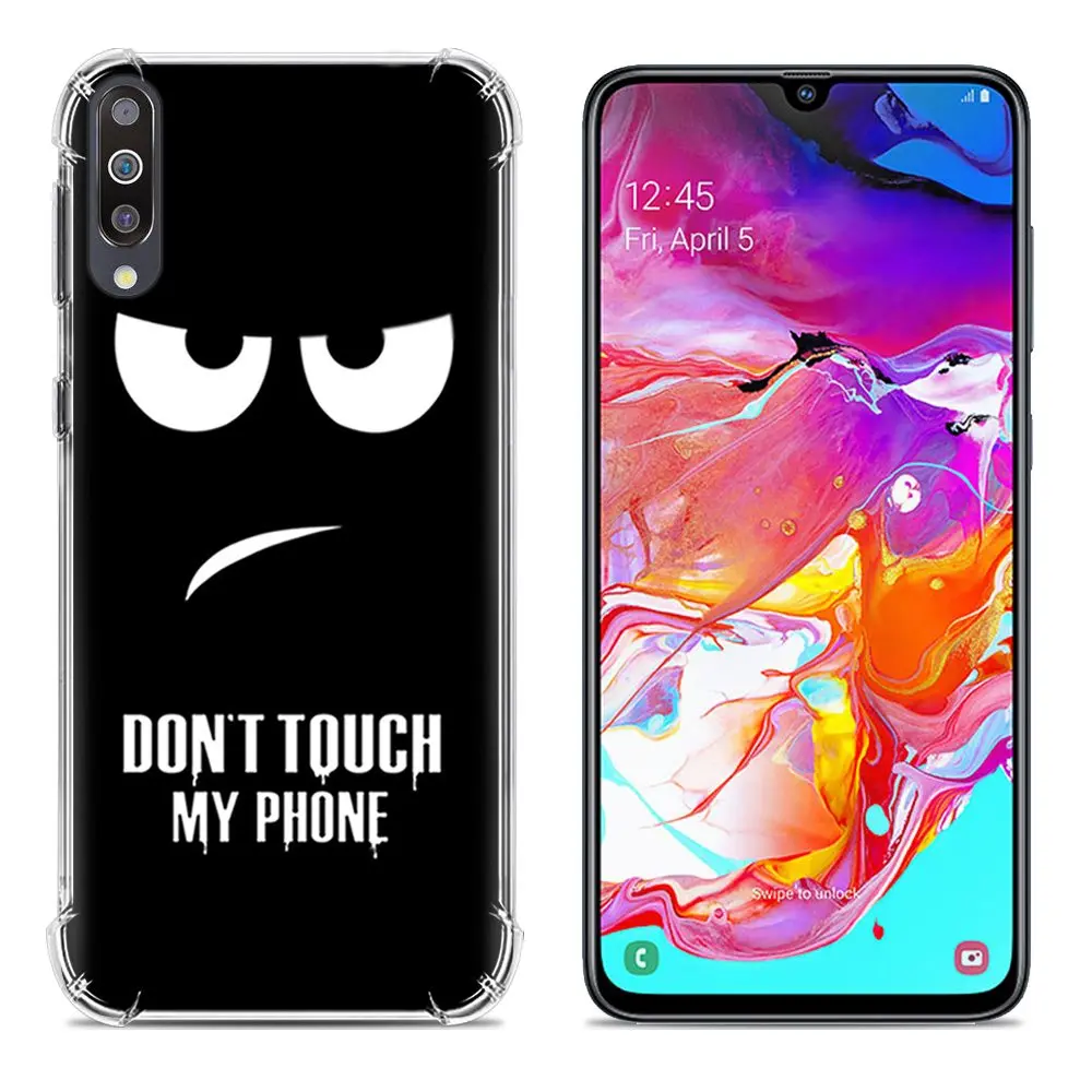 9 Противоударный чехол для телефона SAMSUNG GALAXY A70, 6,7 дюймов, стильный дизайн, цветная задняя крышка для телефона с рисунком - Цвет: 9