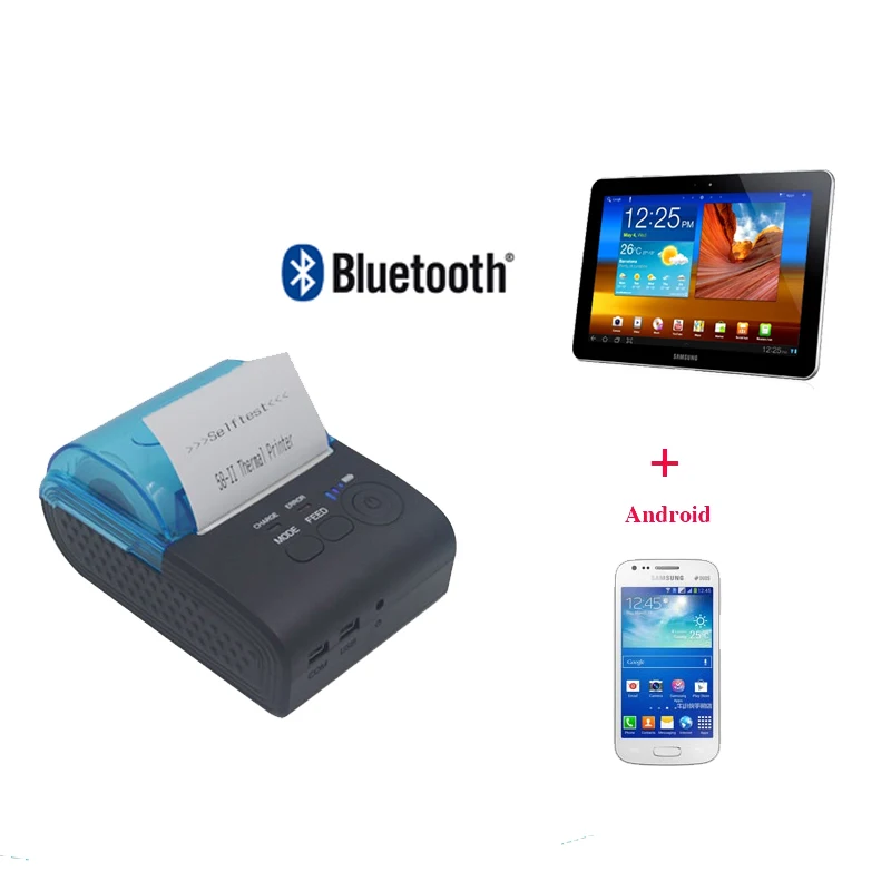 2 inch pos portable mobile printer HS 590AI usb rs232 port bluetooth android and ios thermal receipt provide SDK|receipt printer|thermal
