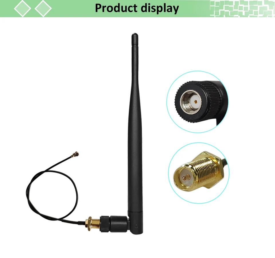 2,4 ГГц 2,4g wifi антенна wifi 5dBi WiFi антенна RP-SMA Male маршрутизатор+ 21 см PCI U. FL IPX к RP SMA Male Pigtail кабель
