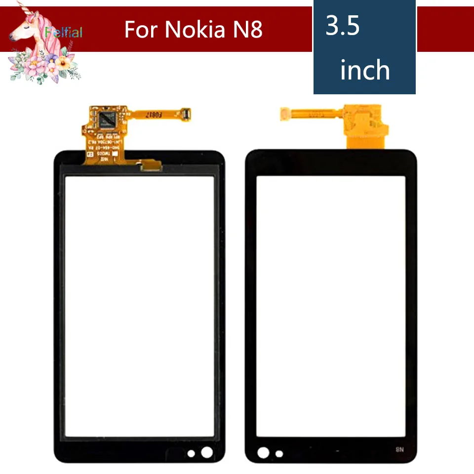 Сменный сенсорный ЖК-экран для Nokia N8 N 8 3 5 дюйма | Мобильные телефоны и аксессуары