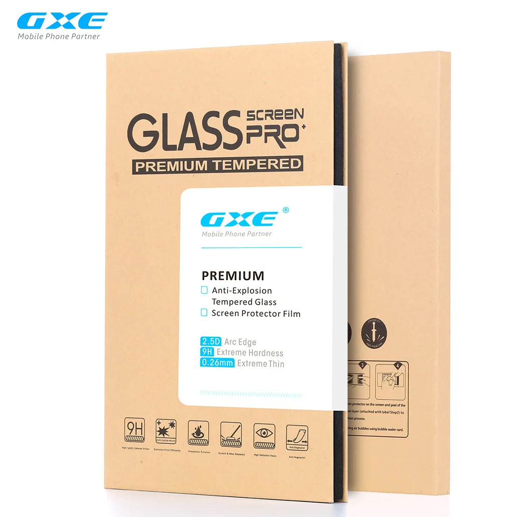 GXE Tempered Glass Guard For Asus Zenfone 4 Pro ZS551KL 9H Premium Screen Protective Film 5.5" Retail Package | Мобильные