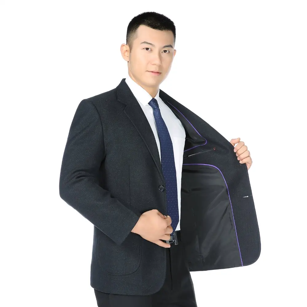 Человек Повседневное Блейзер Для мужчин S пиджак Темно-синие красный Пиджаки для