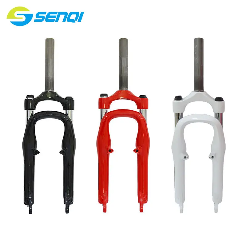 

160mm/350mm Bicycle Front Fork Mountain Folding Bicycles 20-inch Spring Shock Absorber Aluminum Alloy Bike Front Fork BZF002