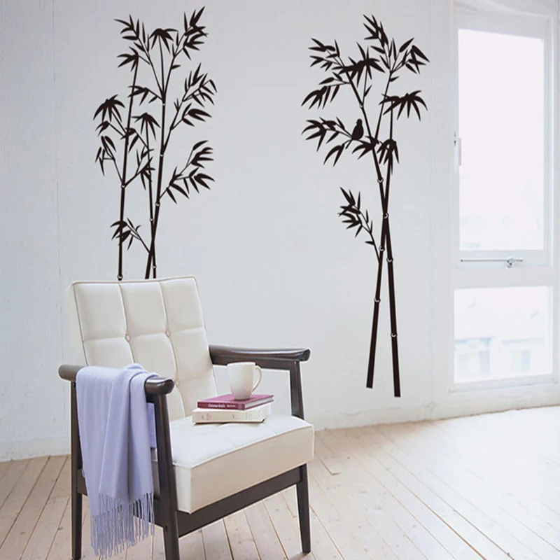 Бесплатная доставка большой съемный фон для гостиной спальни телевизора черная