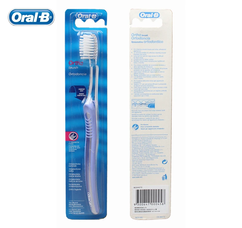 Oral B ToothbrushTeeth Whitening Trimmed for Braces Deep Clean Teeth Brush Orthodontics 5 Color Random Delivery 6pcs=1 pack | Красота и