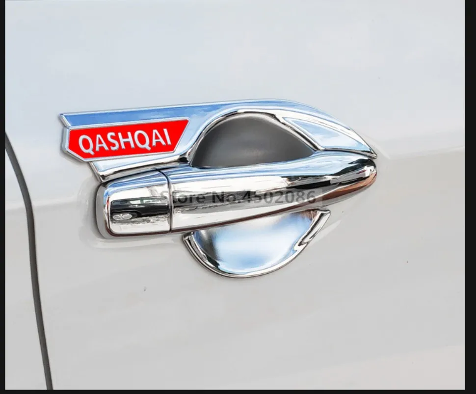 Для Nissan Qashqai J11 хромированная крышка для ручки/ABS крышка для дверных чаш Накладка аксессуары для стайлинга автомобилей
