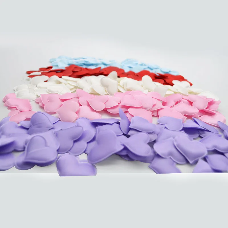 100 Pcs 3cm Sponge Heart Shaped Confetti Throwing Petals For Wedding Party Gift Birthday Table Scatter Decoration Buttons|Украшения
