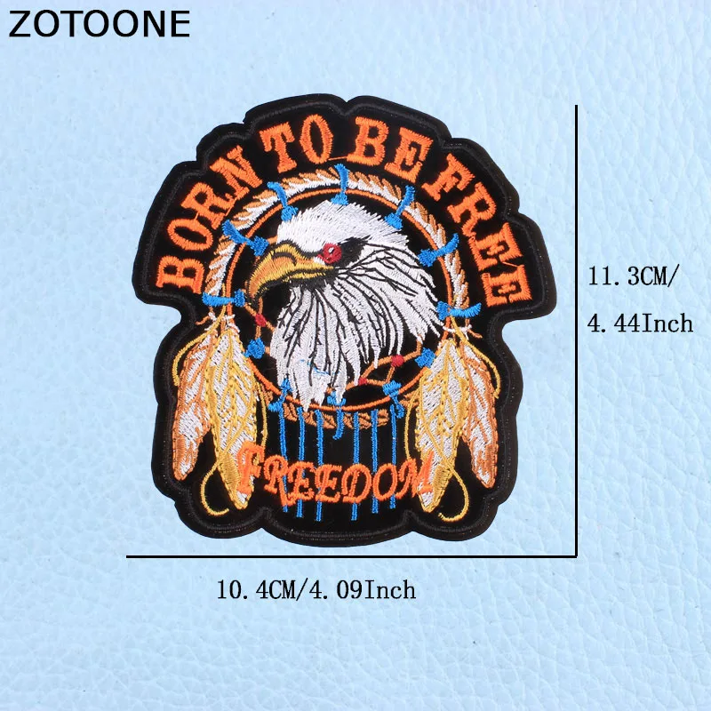 ZOTOONE военные нашивки для поднятия боевого духа вышивка патч наклейки на одежду украшения железа на Байкер пользовательские патч аппликация рок группа E