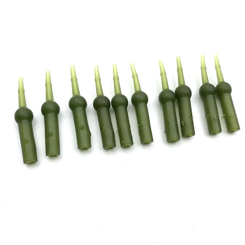 50 шт./компл. для рыбалки на карпа Chod Rig Безопасность рукава зажимами грузила слайд