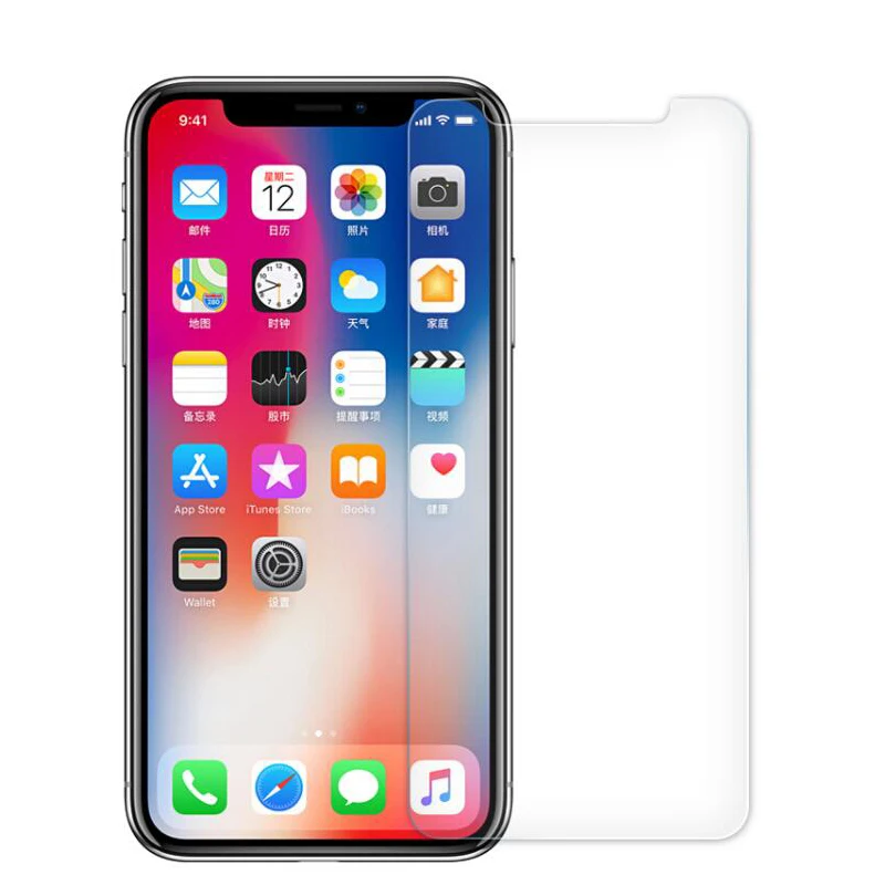 SRLEEKING закаленное стекло для iPhone X XS XR XMAX Защитная пленка экрана 4 5 6s 6plus 7 7plus 8 8plus |